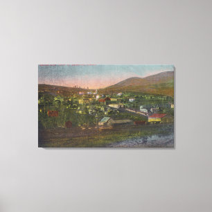 Luftaufnahme der StadtJuliaetta, ID Leinwanddruck