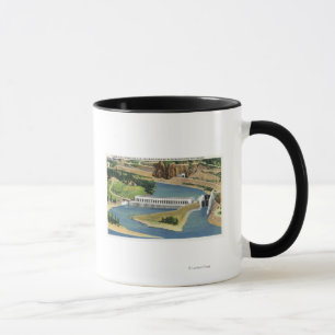 Luftaufnahme der tasse