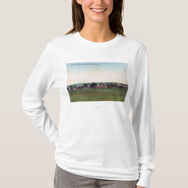 Luftaufnahme der TownSharon Frühlinge, KS T-Shirt (Vorderseite)