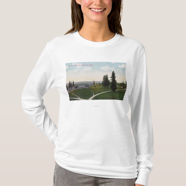 Luftaufnahme der Vancouver-Kasernen T-Shirt (Vorderseite)