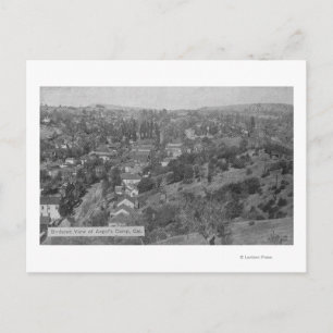 Luftaufnahme des Angels CampAngels Camp, CA Postkarte