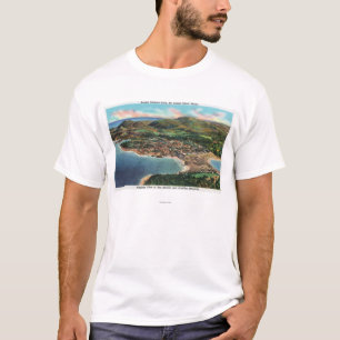 Luftaufnahme des Bar-Hafens und des Cadillacs T-Shirt