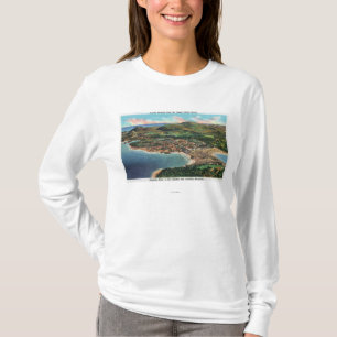 Luftaufnahme des Bar-Hafens und des Cadillacs T-Shirt