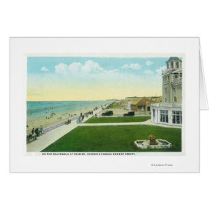 Luftaufnahme des BoardwalkSeaside ODER