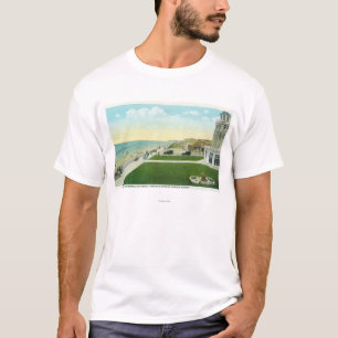 Luftaufnahme des BoardwalkSeaside ODER T-Shirt