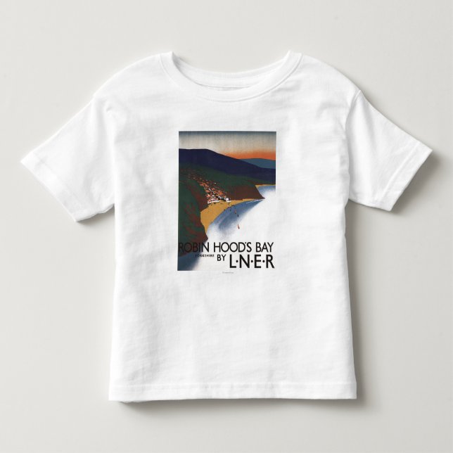 Luftaufnahme des Bucht-und Kleinkind T-shirt (Vorderseite)