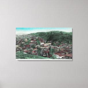 Luftaufnahme des CitySonora, CA Leinwanddruck