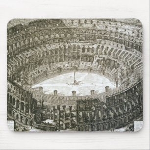 Luftaufnahme des Colosseum in Rom von 'Ansichten O Mousepad