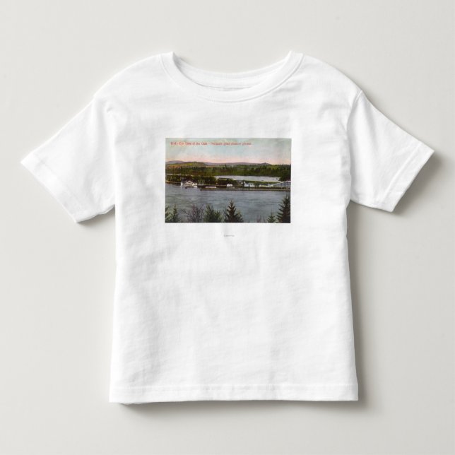 Luftaufnahme des Eichen-Vergnügungsparks Kleinkind T-shirt (Vorderseite)