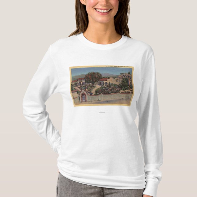 Luftaufnahme des gesamten Auftrags T-Shirt (Vorderseite)