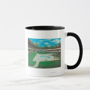 Luftaufnahme des goldenen tasse