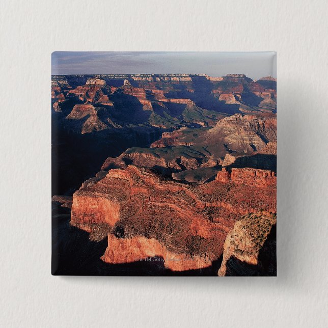 Luftaufnahme des Grand- CanyonNationalparks, Button (Vorderseite)