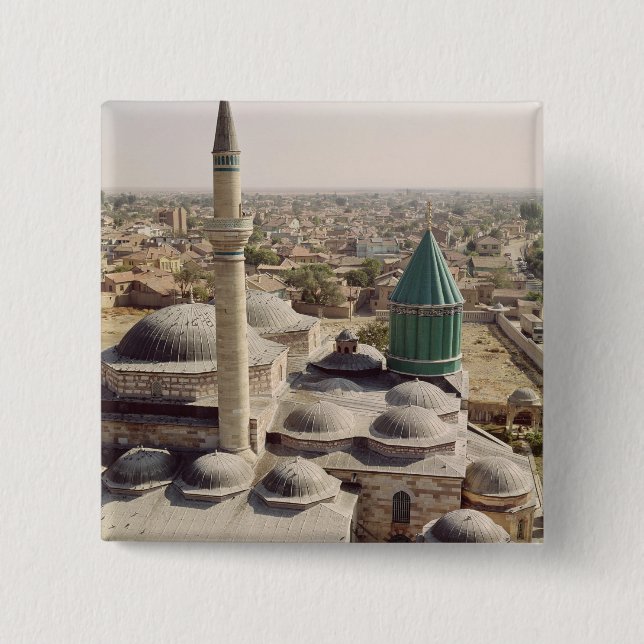 Luftaufnahme des Mevlana Tekke Button (Vorderseite)