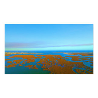 Luftaufnahme des schönen Murrells Inlet, SC Fotodruck