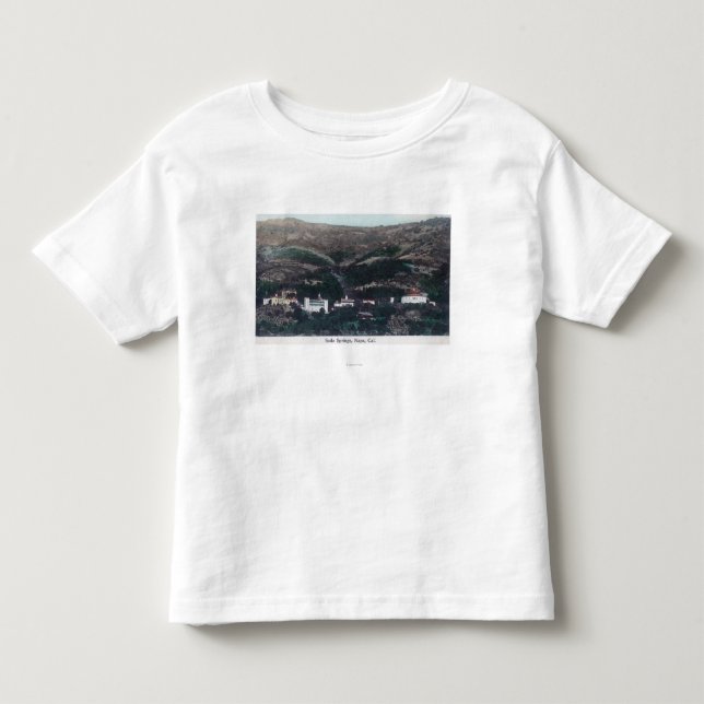 Luftaufnahme des Sodas SpringsNapa, CA Kleinkind T-shirt (Vorderseite)