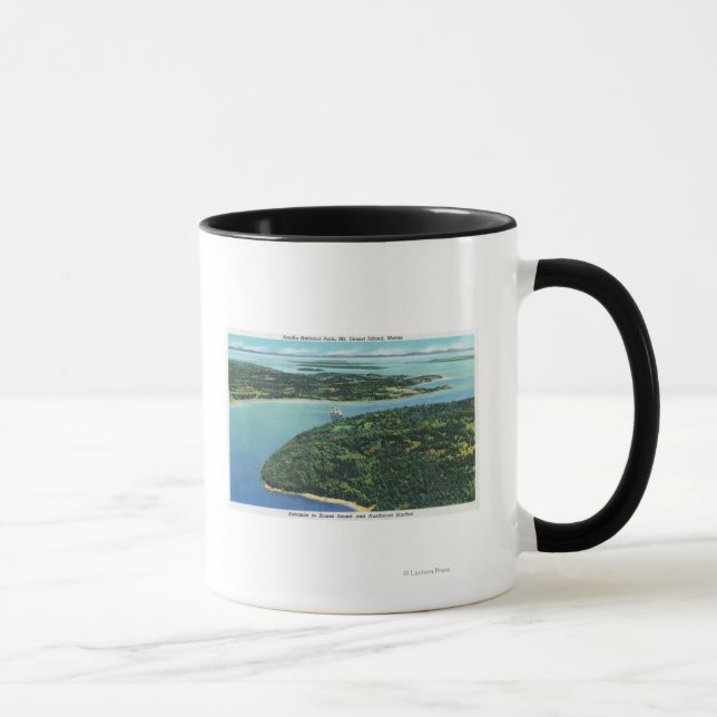 Luftaufnahme des Somes Sound Entrance Tasse (Rechts)