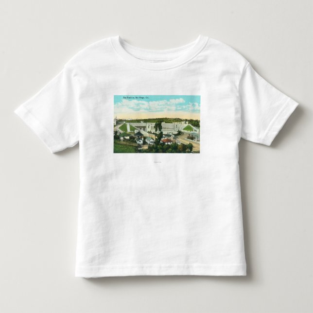 Luftaufnahme des StadiumSan Diego, CA Kleinkind T-shirt (Vorderseite)