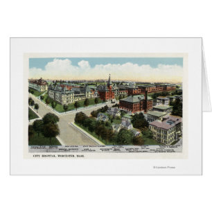 Luftaufnahme des Stadt-Krankenhauses