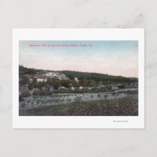 Luftaufnahme des Steinbruchs von Knowles Granite Postkarte