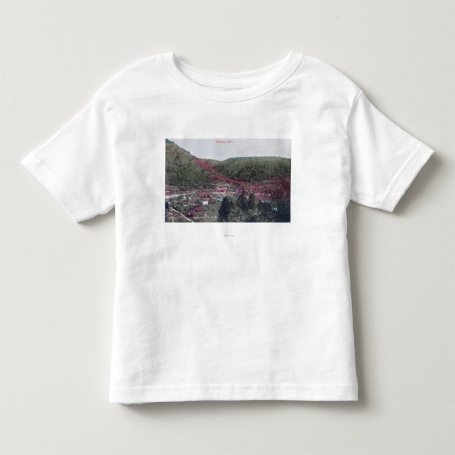 Luftaufnahme des TownColoma, CA Kleinkind T-shirt (Vorderseite)
