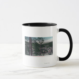 Luftaufnahme des TownGuerneville, CA Tasse