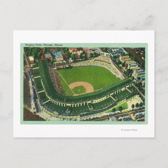 Luftaufnahme des Wrigley Field # 2Chicago, IL Postkarte (Vorderseite)