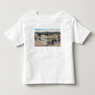 Luftaufnahme einer Hanford Straßenecke Kleinkind T-shirt
