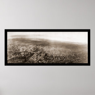 Luftaufnahme-Foto 1908 Reno Nanovolt Poster