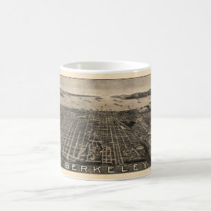 Luftaufnahme von Berkeley, Kalifornien (1909) Kaffeetasse
