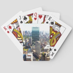 Luftaufnahme von Boston 2 Spielkarten