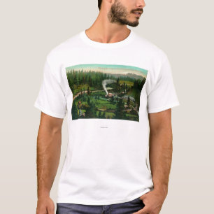 Luftaufnahme von Cantara Schleife T-Shirt