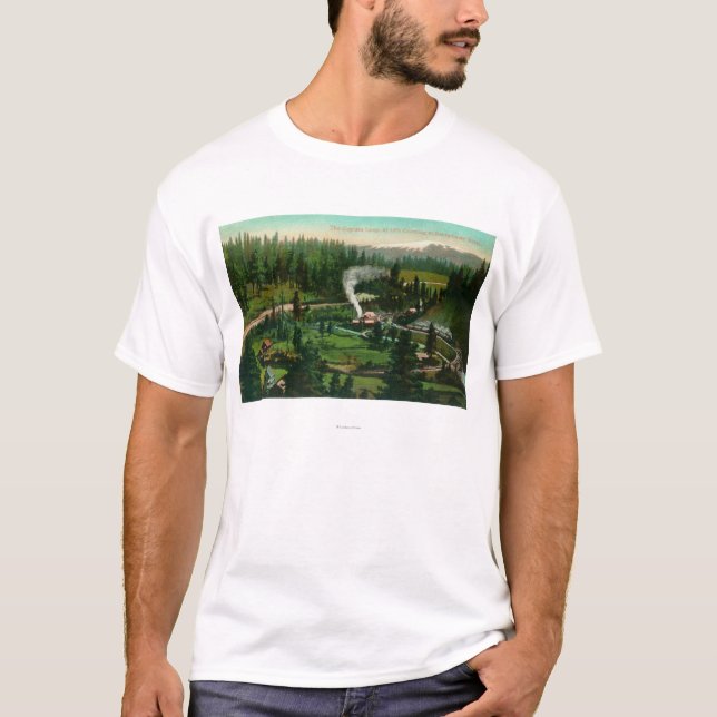 Luftaufnahme von Cantara Schleife T-Shirt (Vorderseite)