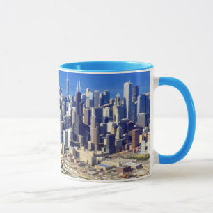Luftaufnahme von Chicago im Stadtzentrum gelegen Tasse