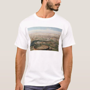 Luftaufnahme von Madrid von der Piazza de Toros T-Shirt