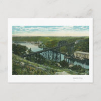 Luftaufnahme von Rondout Creek und Wilbur Bridge