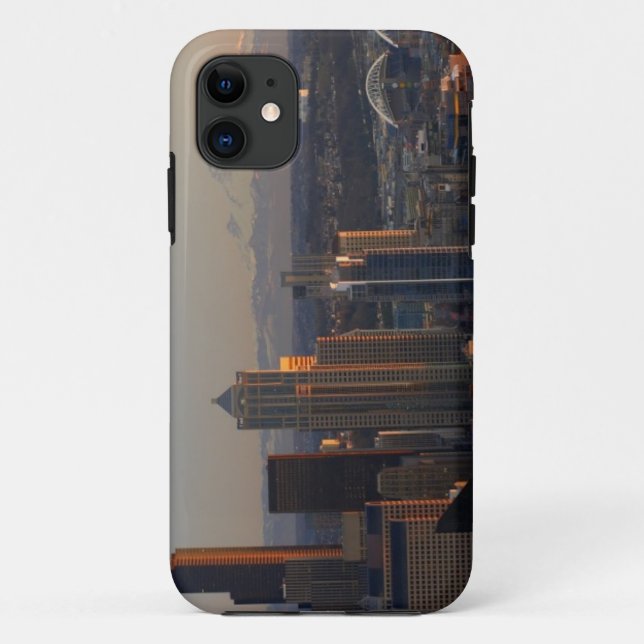 Luftaufnahme von Seattle-Stadt-Skylinen 2 Case-Mate iPhone Hülle (Rückseite)