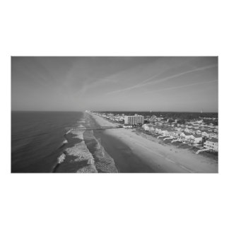 Luftaufnahme von Surfside Beach SC Fotodruck