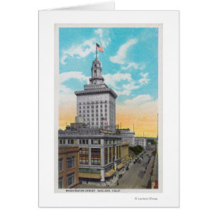 Luftaufnahme von Washington StreetOakland, CA