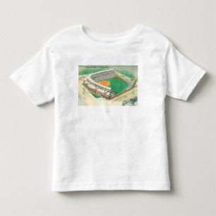 Luftaufnahme von Wrigley-Feld # von 3Chicago, IL Kleinkind T-shirt