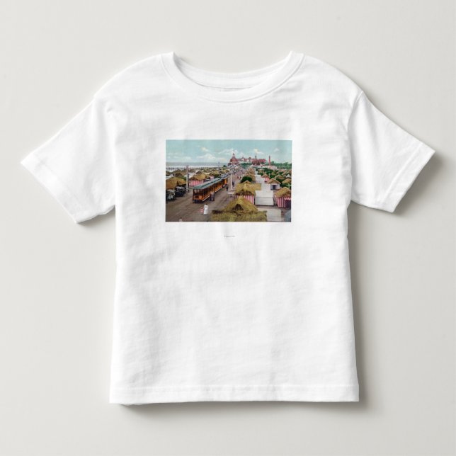Luftaufnahme von Zelt CityCoronado Strand, CA Kleinkind T-shirt (Vorderseite)