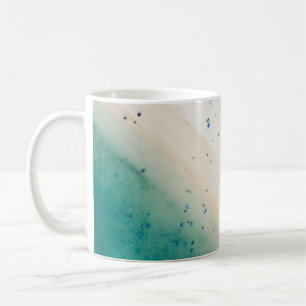 Luftaufnahmen an der Küste Kaffeetasse