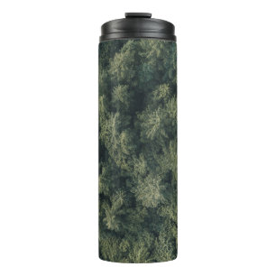 Luftaufnahmen von grünen Bäumen Thermosbecher