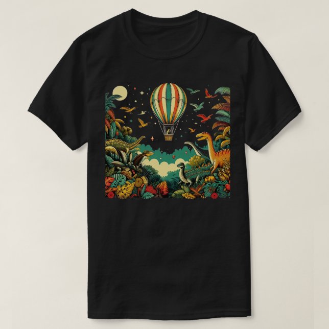 Luftballon, der mit dem anderen über einen lebendi T-Shirt (Design vorne)