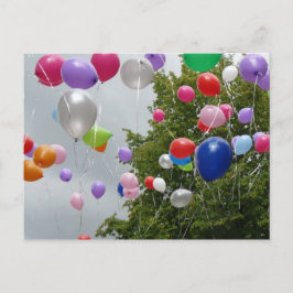 Luftballon Postkarte