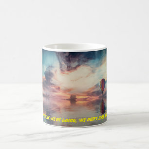 Luftballon - schöner Himmel Kaffeetasse