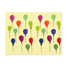 Luftballons aus buntem Party