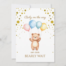 Luftballons für Bären Einladung