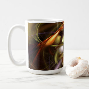 Luftballons und Bänder  Abstrakt Kaffeetasse