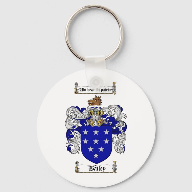 LUFTBEUTEL-FAMILIENWAPPEN - BAILEY-BEUTEL SCHLÜSSELANHÄNGER (Vorderseite)