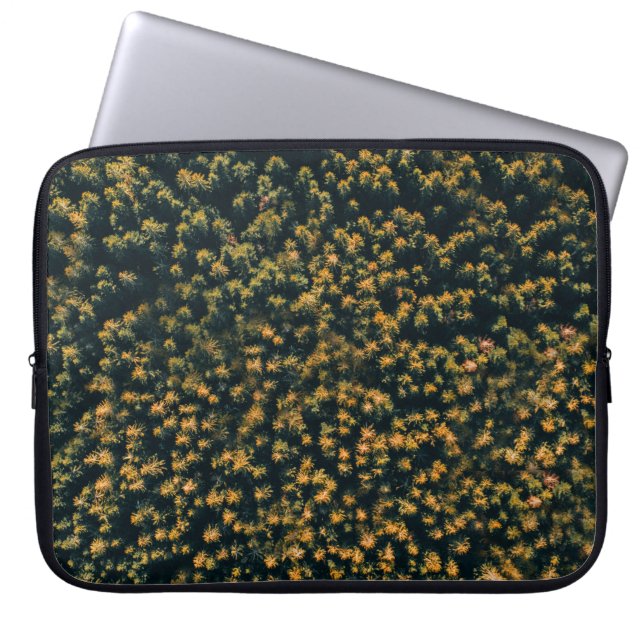 Luftbild der Bäume Laptopschutzhülle (Vorderseite)